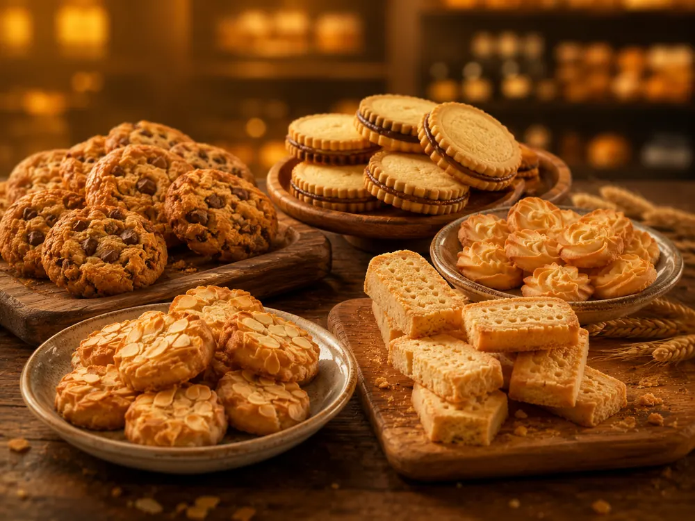 Biscoitos artesanais variados