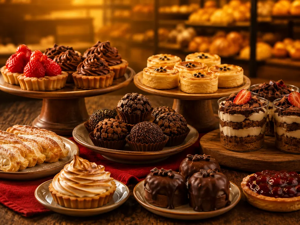 Brigadeiros gourmet cobertos com granulado